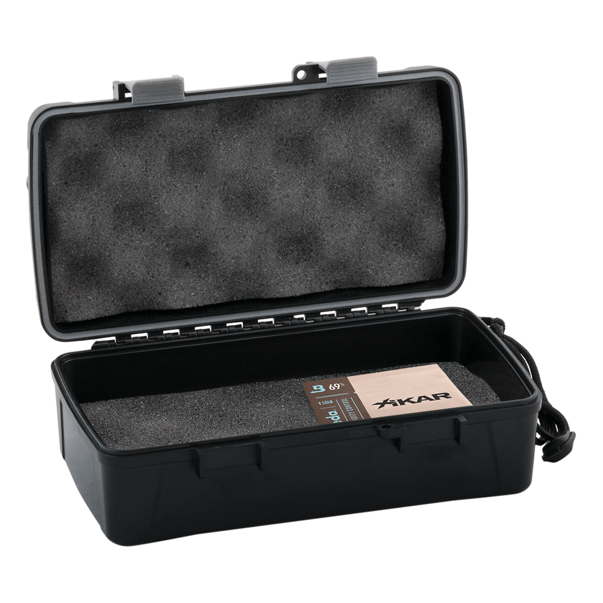 Xikar Travel Humidor 10 Cigar Black – Bild 2