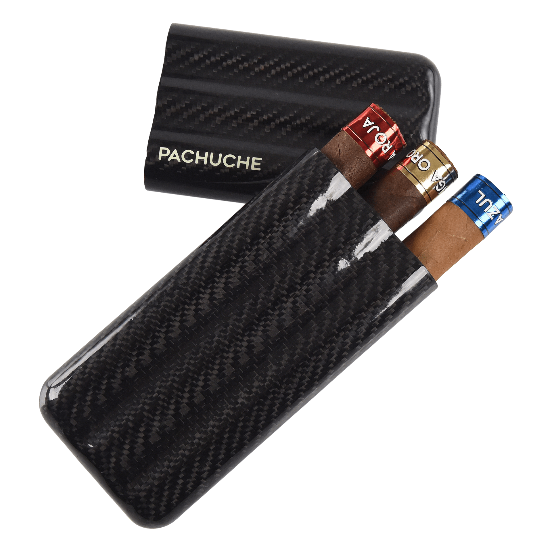 Pachuche Carbon Zigarrenetui 3er – Bild 2