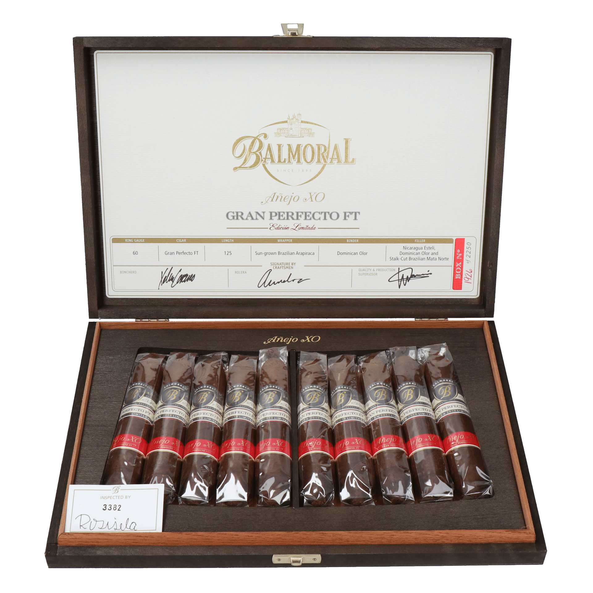Balmoral Añejo XO Gran Perfecto FT Edicion Limitada 2018 – Bild 5