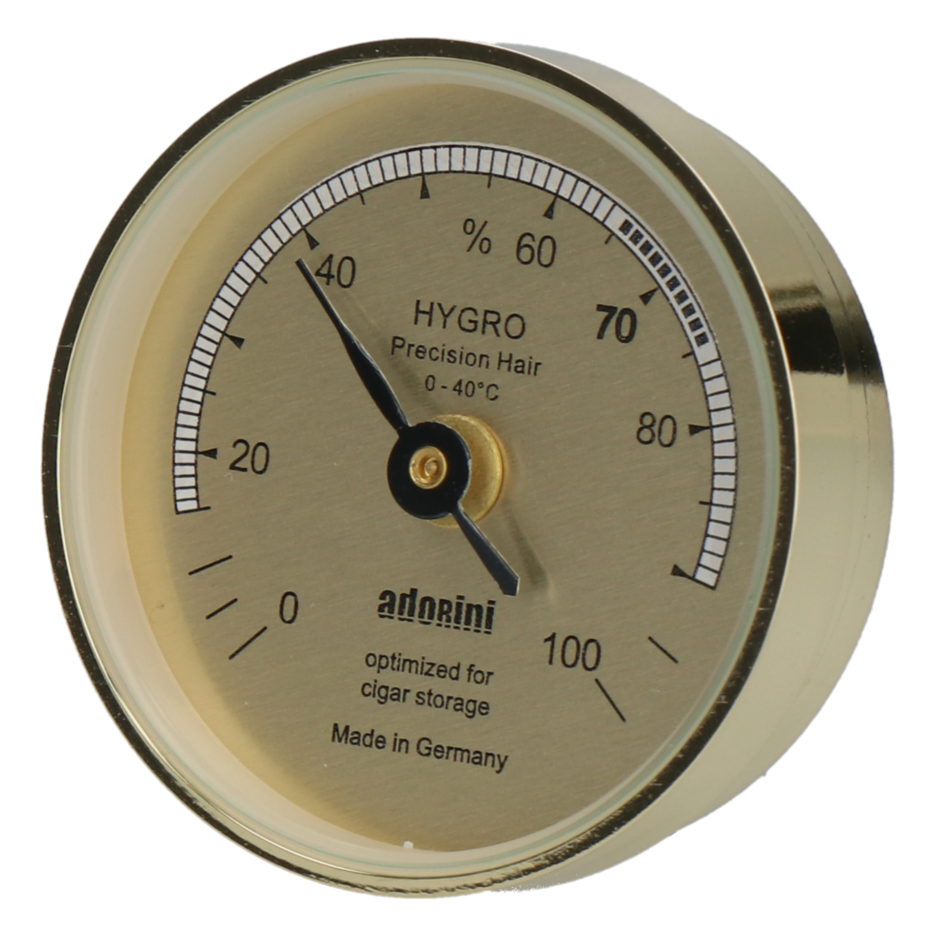 Adorini Haarhygrometer Gold