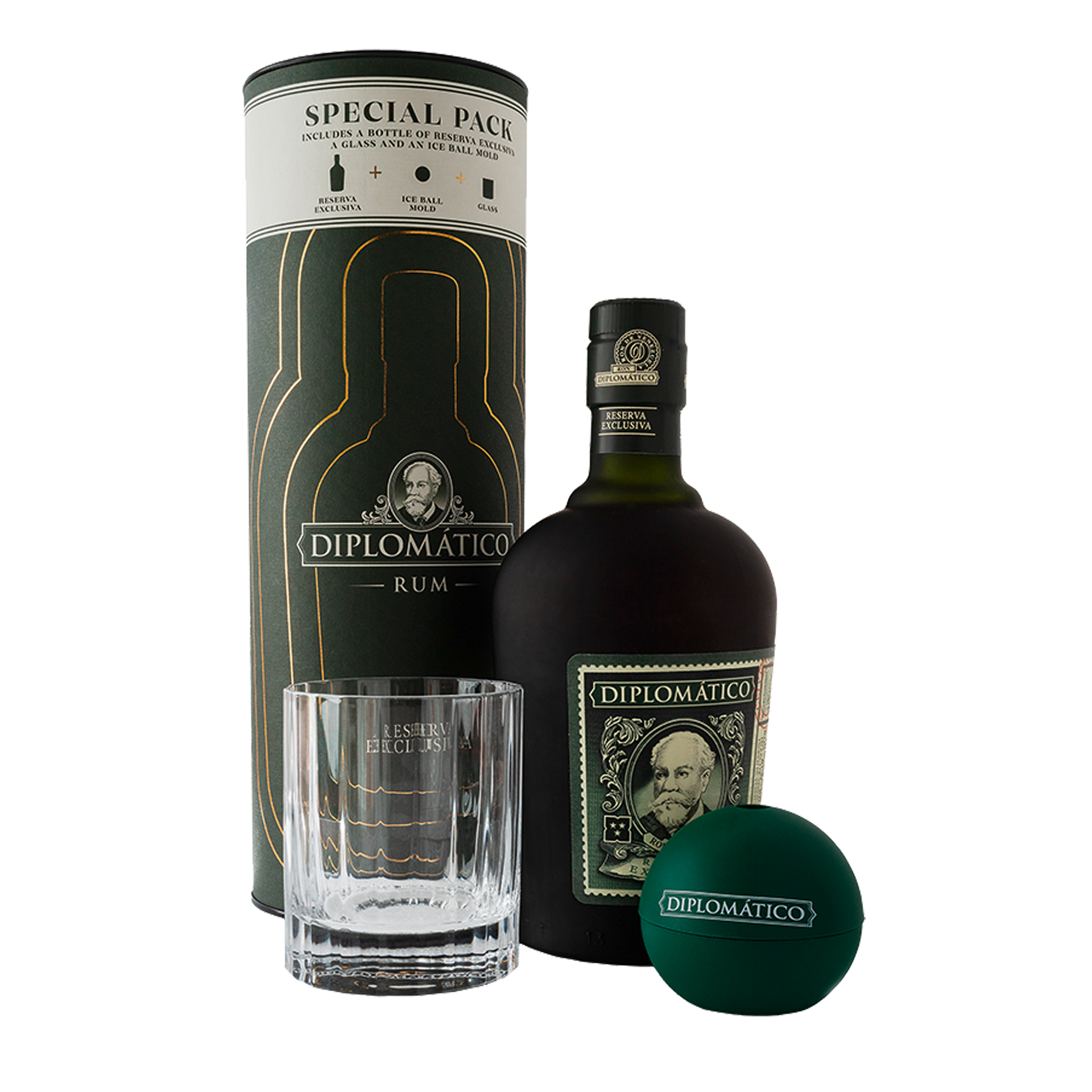 Diplomatico Reserva Exclusiva Iceball & Glass 70cl