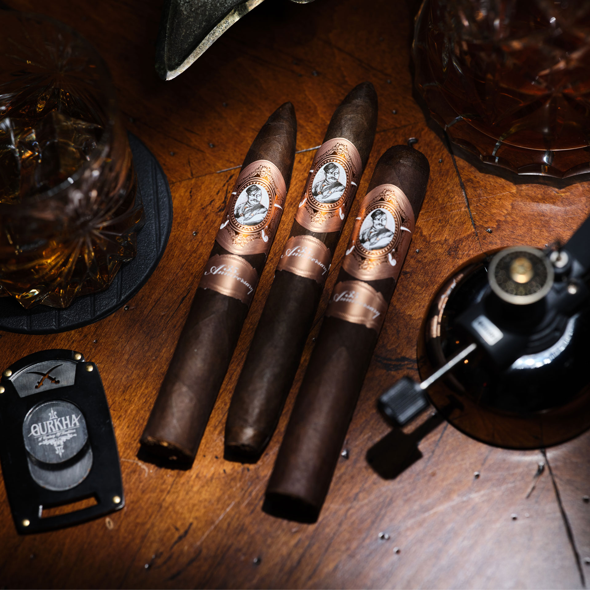 Gurkha 35th Anniversary Humidor Sandalwood – Bild 2