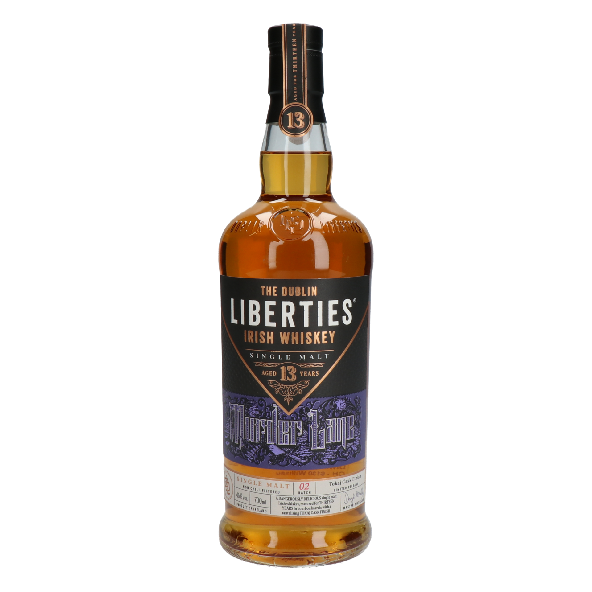 Dublin Liberties Irish Whiskey Murder Lane 70 cl
