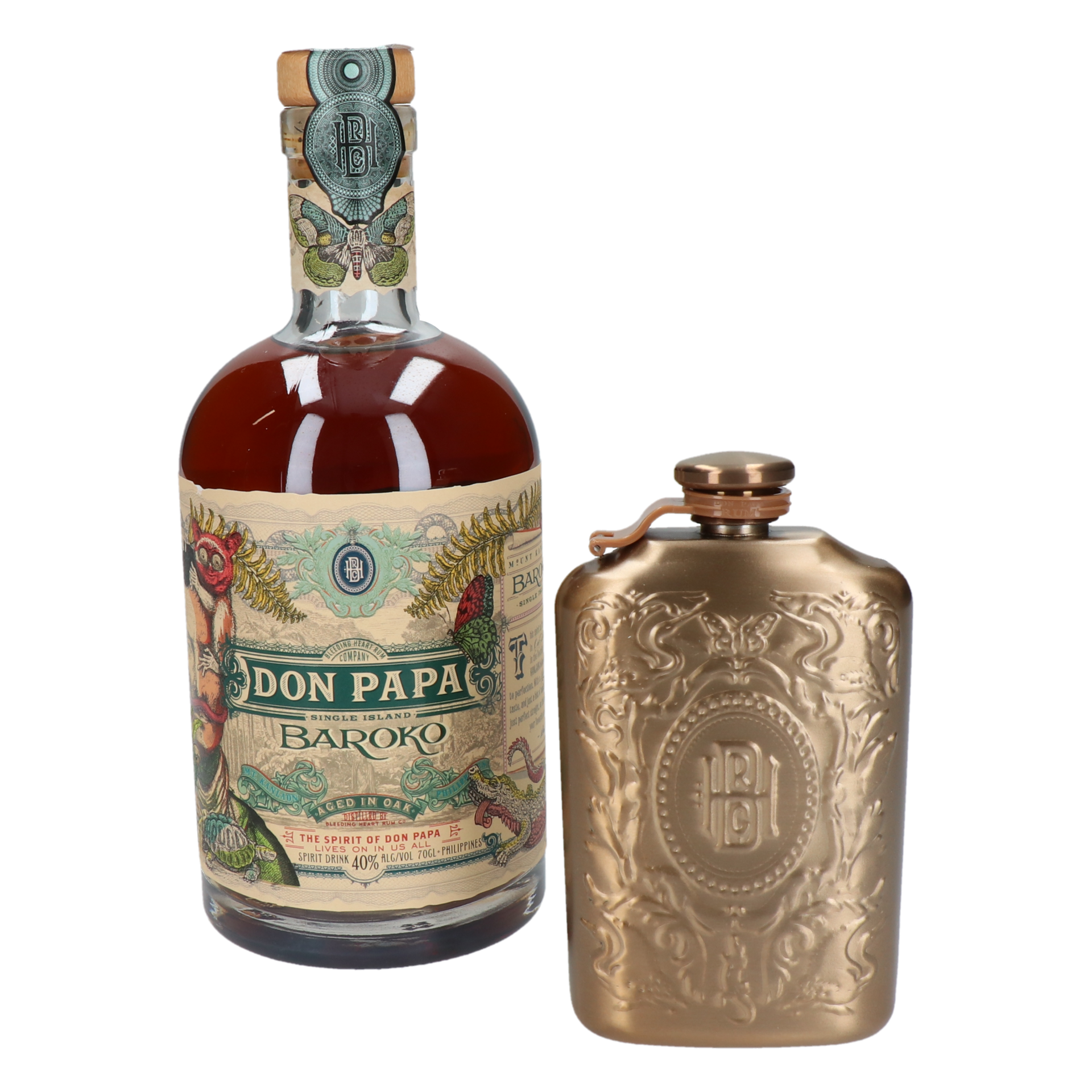 Don Papa Baroko Hip Flask