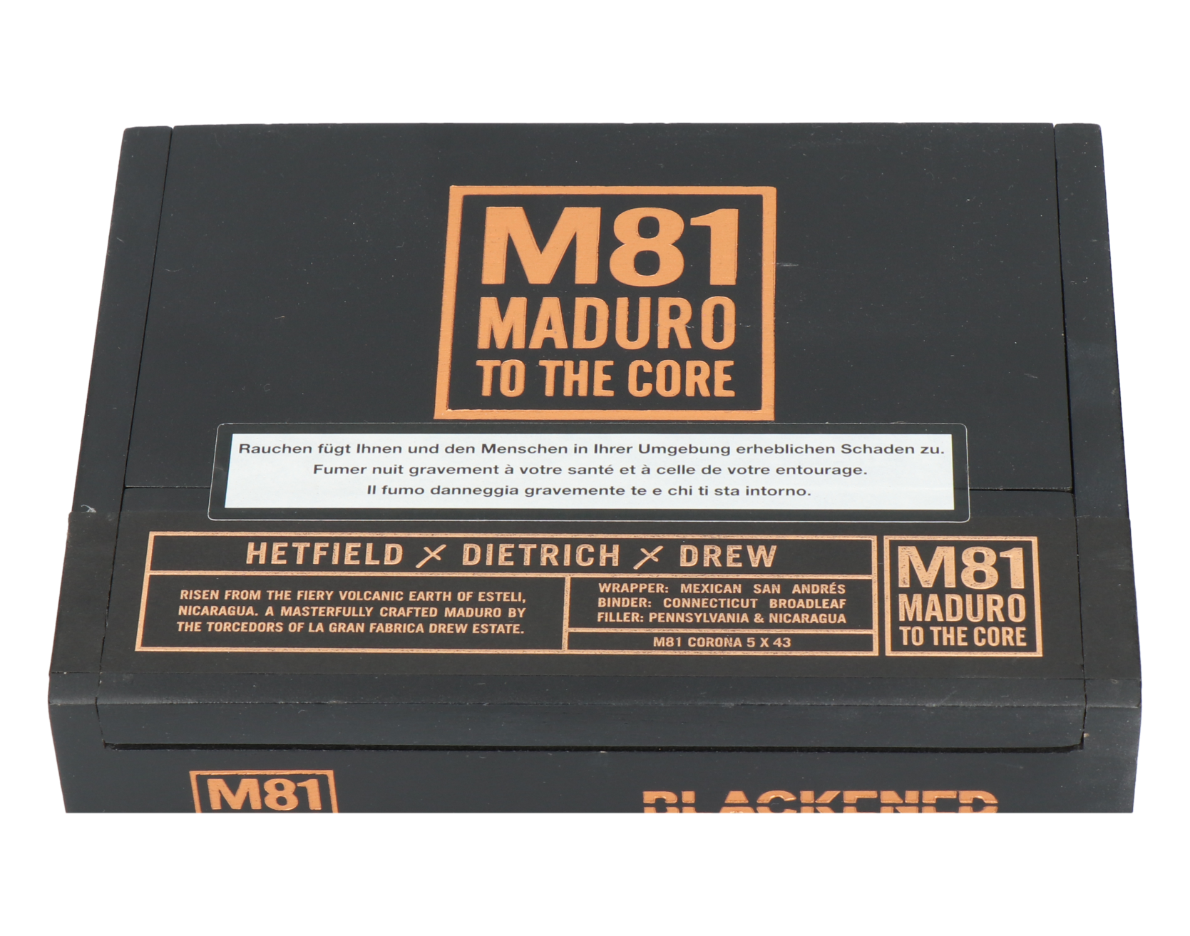 Blackened Cigars “M81” Corona By Drew Estate – Bild 2