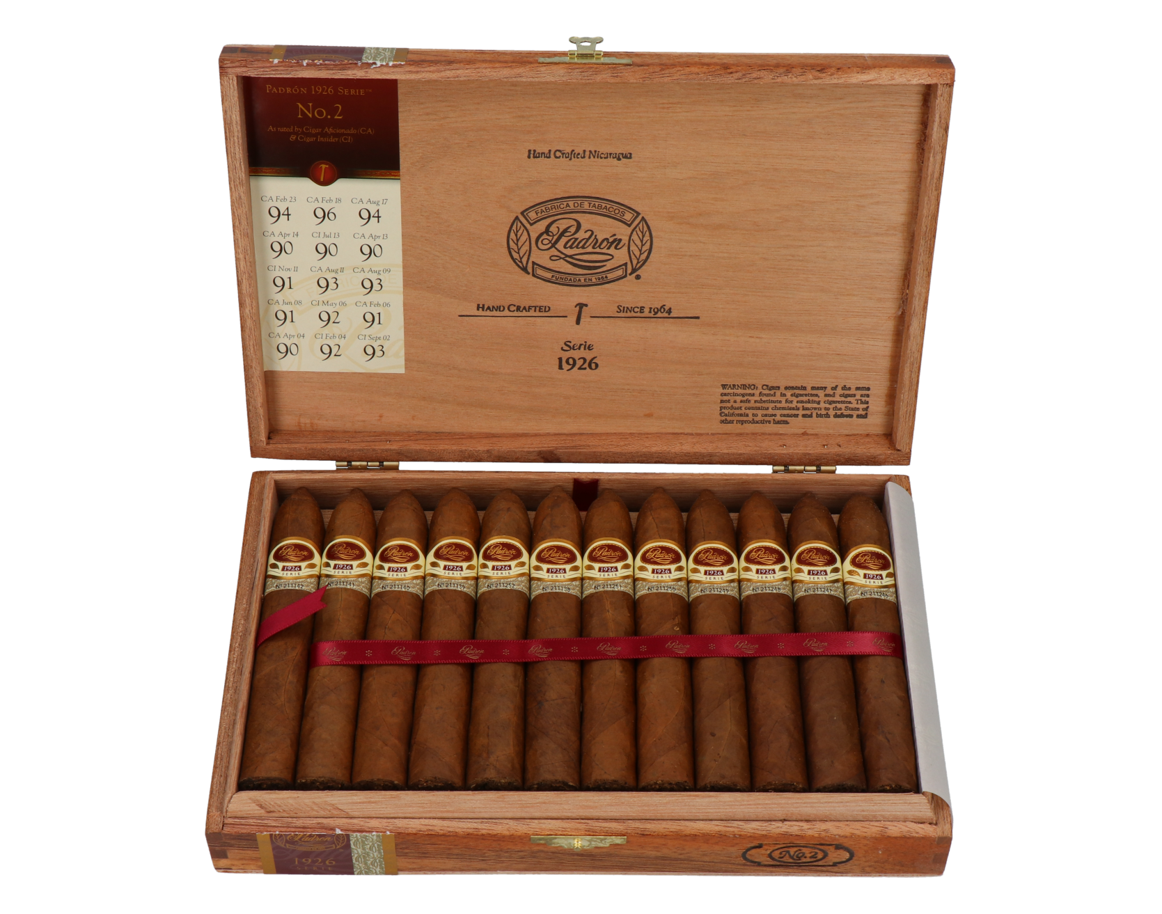 Padron 1926 Anniversary No. 2 Natural Belicoso – Bild 3