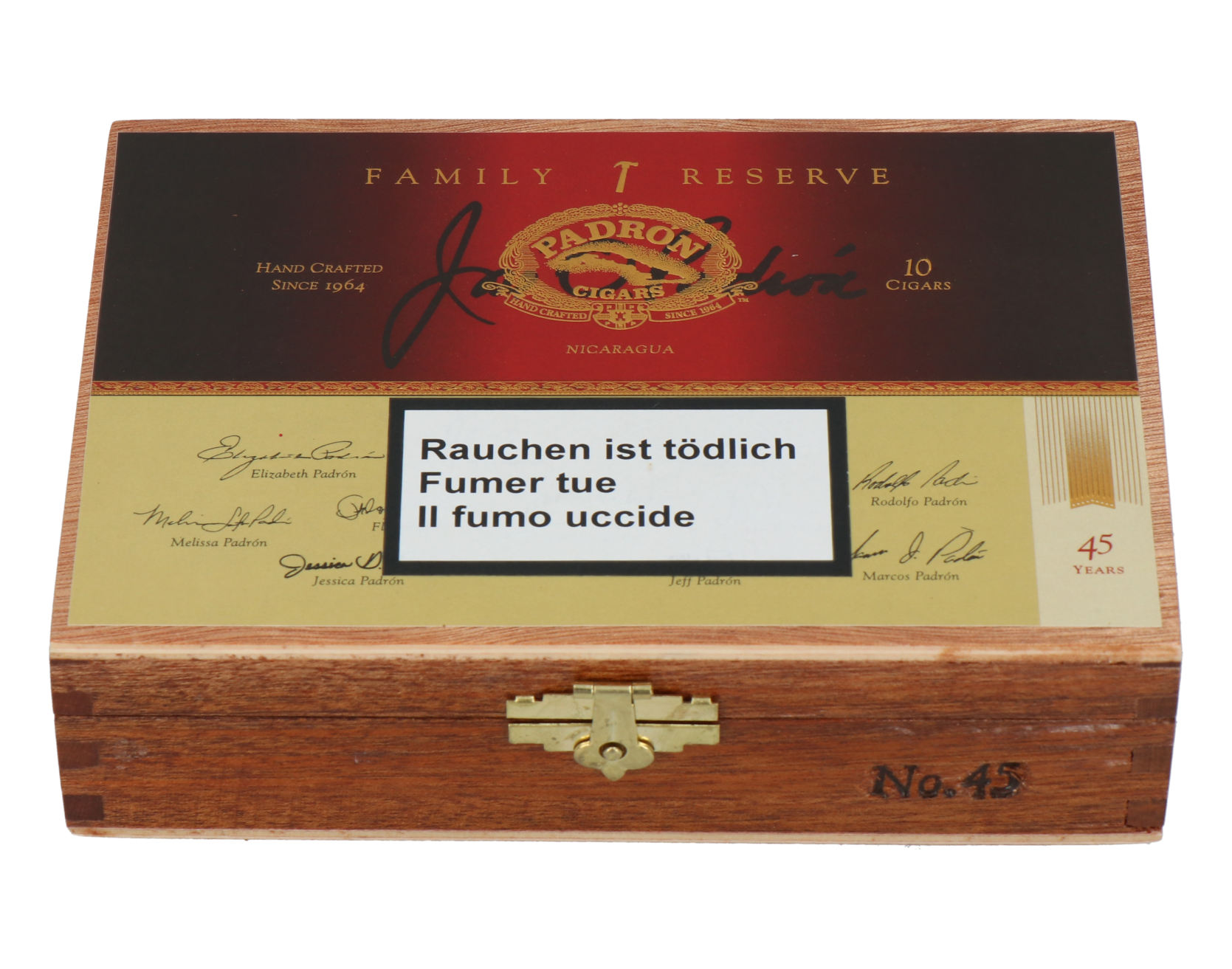 Padron Family Reserve No. 45 Natural Toro – Bild 2
