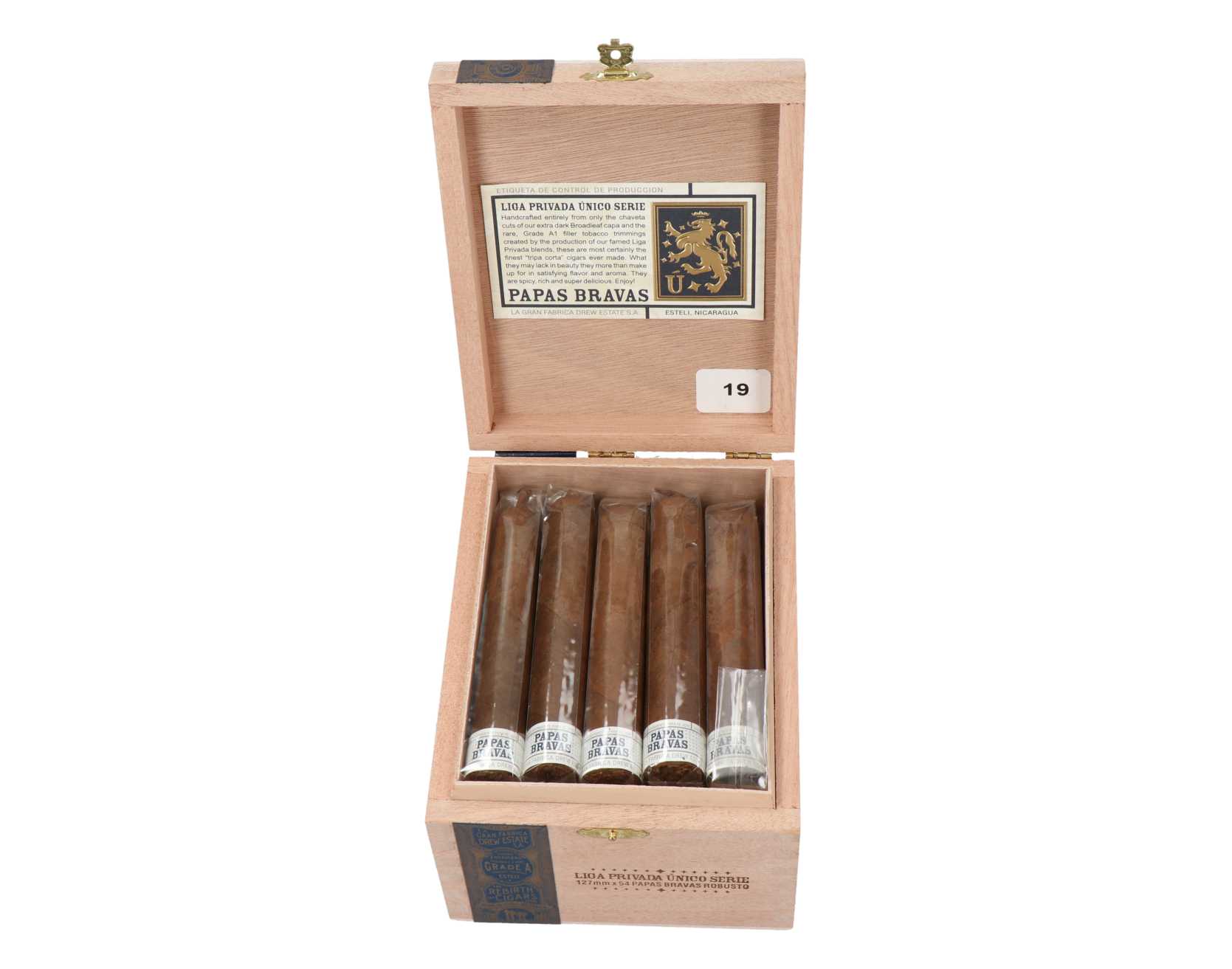 Drew Estate Liga Privada Unico Papas Bravas Robusto – Bild 3