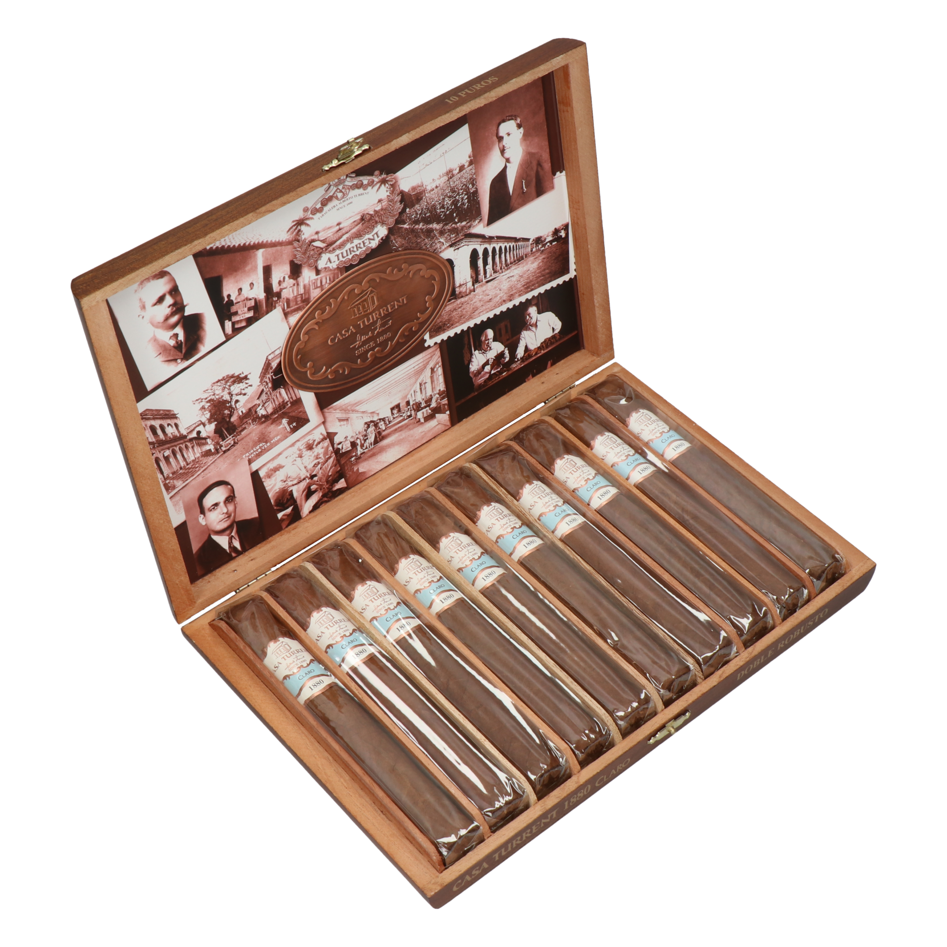 Casa Turrent 1880 Claro Doble Robusto – Bild 3