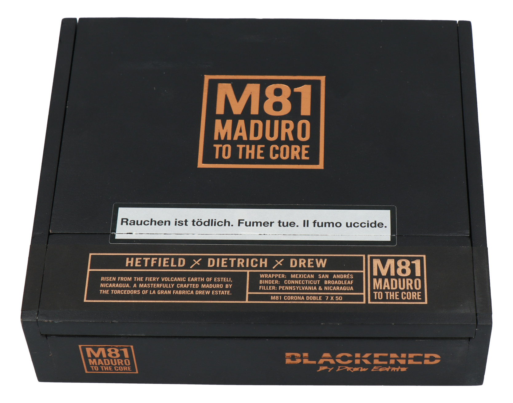 Blackened Cigars “M81” Corona Doble By Drew Estate – Bild 2