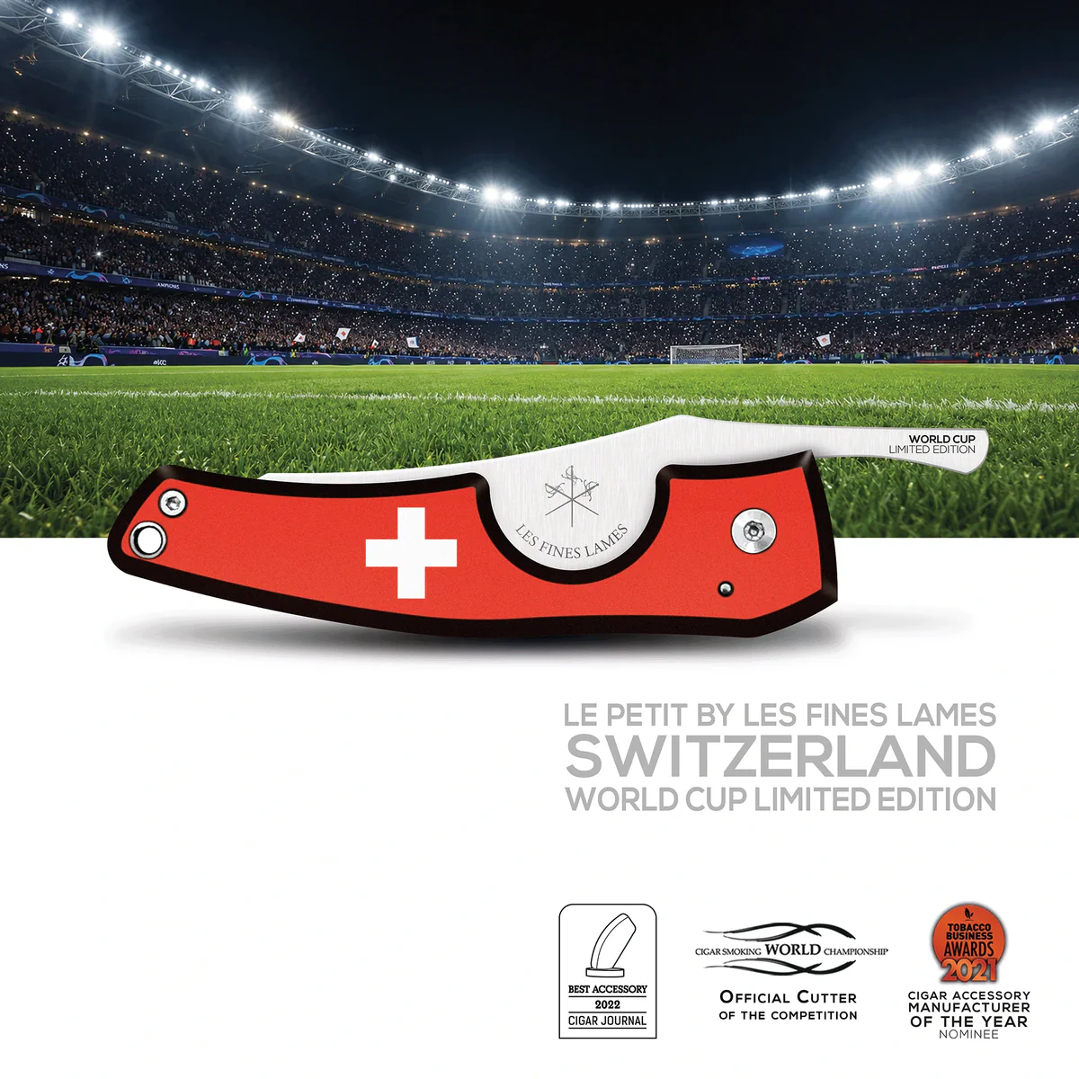 Les Fines Lames LE PETIT Flag Switzerland World Cup